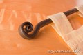 Geschmiedete Vorhangstange Modell „Twister“